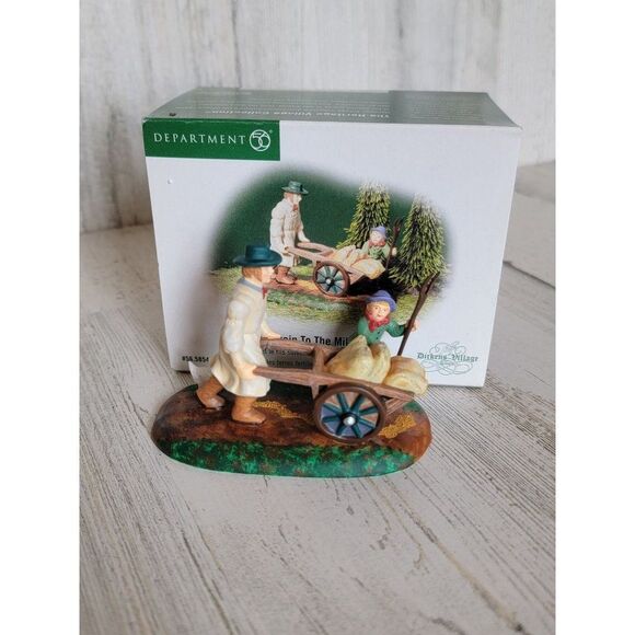 Dept 56 Taking Grain To The Mill Village 58545 accessory Xmas spring - Picture 1 of 6